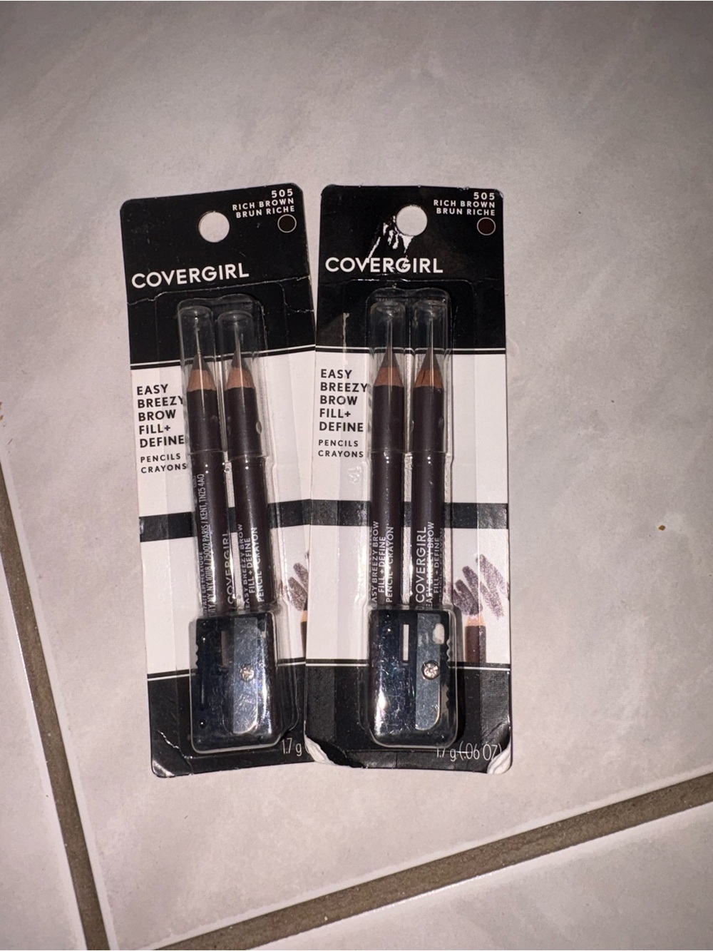 COVERGIRL Easy Breezy Brow Fill + Define Pencils in Rich Brown